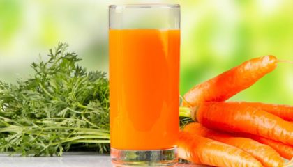 Suco Funcional de Cenoura 3 ingredientes